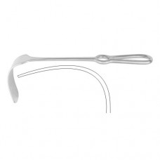 Mikulicz Liver Retractor Stainless Steel, 25 cm - 9 3/4" Blade Size 160 x 50 mm